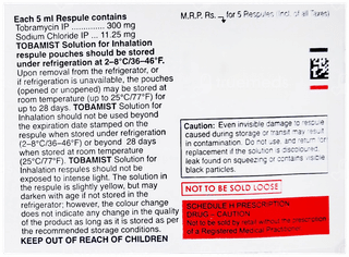 Tobamist Eco Pack 5Ml Pack Of 5 Respules