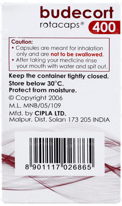Budecort 400 Rotacaps 30 Budecort 400 Rotacaps 30