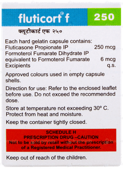 Fluticort F 250 Capsule 30
