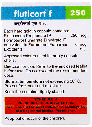 Fluticort F 250 Capsule 30
