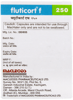 Fluticort F 250 Capsule 30