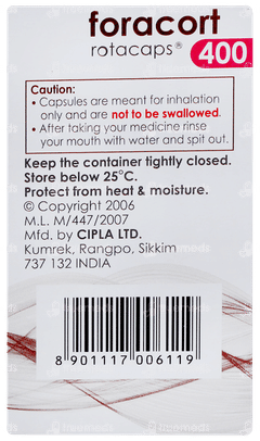Foracort 400 Rotacaps 30 Foracort 400 Rotacaps 30