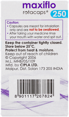 Maxiflo 250 Rotacaps 30 Maxiflo 250 Rotacaps 30