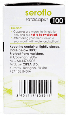 Seroflo 100 Rotacaps 30 Seroflo 100 Rotacaps 30