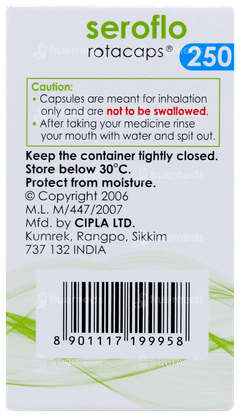 Seroflo 250 Rotacaps 30 Seroflo 250 Rotacaps 30