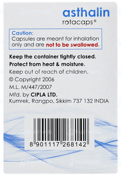 Asthalin Rotacaps 60 Asthalin Rotacaps 60