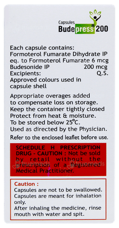 Budepress 200 Capsule 30 Budepress 200 Capsule 30