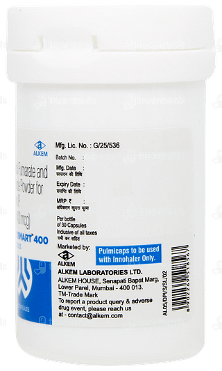 Pulmosmart 400 Pulmicaps 30