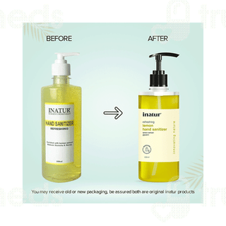 Inatur Refreshing Lemon Hand Sanitizer 500Ml