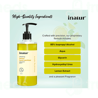 Inatur Refreshing Lemon Hand Sanitizer 500Ml