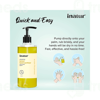 Inatur Refreshing Lemon Hand Sanitizer 500Ml