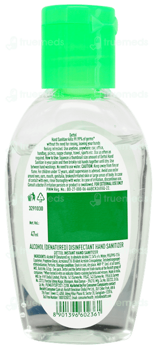Dettol Original Germ Defence Instant Hand Sanitizer 47ml
