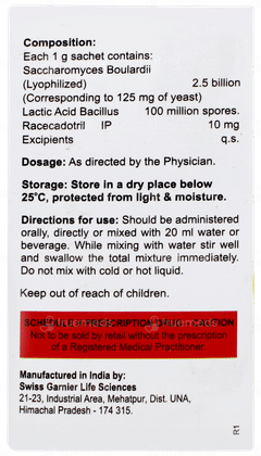 Alibac Orange Flavour Sachet 1gm