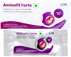 Aminofit Forte Sugar Free Sachet 4.5gm Aminofit Forte Sugar Free Sachet 4.5gm