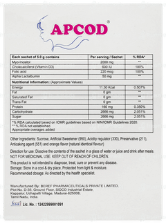 Apcod Sachet 5gm