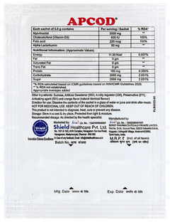 Apcod Sachet 5gm