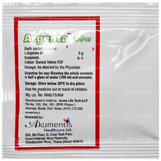 Argenta Lemon Orange Flavour Sugar Free Granules 8.5Gm