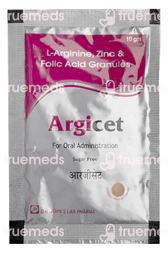 Argicet 3 Gm/10mg/2.5 MG Sachet 10 GM