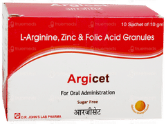 Argicet Orange Flavour Sugar Free Granules 10Gm