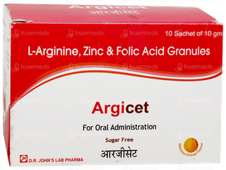 Argicet Orange Flavour Sugar Free Granules 10Gm