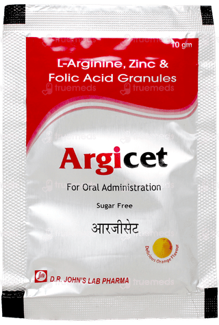 Argicet Orange Flavour Sugar Free Granules 10Gm