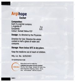 Argihope Orange Lemon Flavour Sugar Free Sachet 5gm