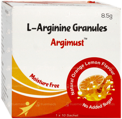 Argimust Orange Lemon Flavour Granules 8.5Gm