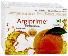 Argiprime Orange Flavour Sugar Free Granules 6gm Argiprime Orange Flavour Sugar Free Granules 6gm