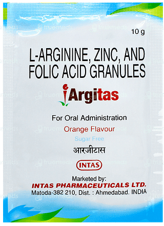 Argitas Orange Flavour Sugar Free Granules 10gm