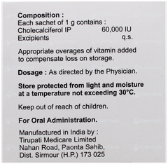 Bycalvit D3 60000 Iu Sachet 1 Gm Bycalvit D3 60000 Iu Sachet 1 Gm