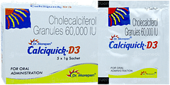 Calciquick D3 Sachet 1gm Calciquick D3 Sachet 1gm
