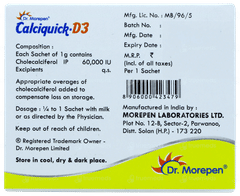 Calciquick D3 Sachet 1gm