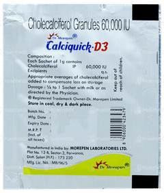 Calciquick D3 Sachet 1gm