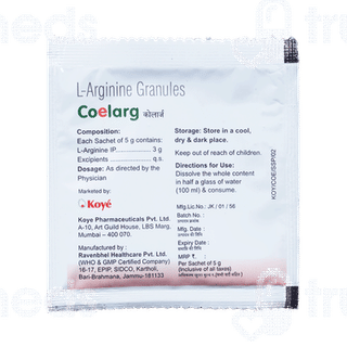 Coelarg Lemon Flavour Sugar Free Granules 5gm