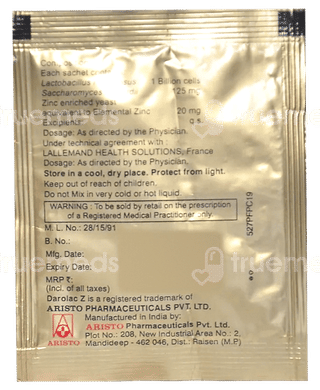 Darolac Z 2Gm Pack Of 10 Sachets