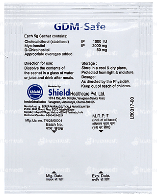 Gdm Safe Sachet 5gm