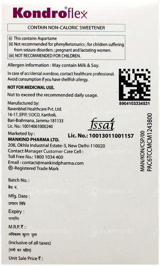 Kondro Flex Sugar Free Sachet 12Gm