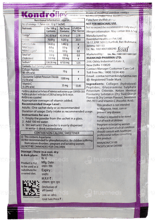 Kondro Flex Sugar Free Sachet 12Gm