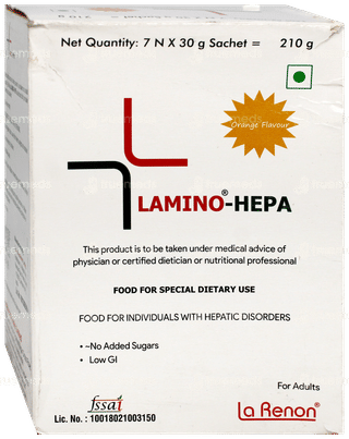 Lamino Hepa Orange Flavour Sachet 30Gm