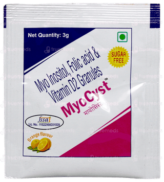 Myocyst Orange Flavour Sugar Free Granules 3Gm
