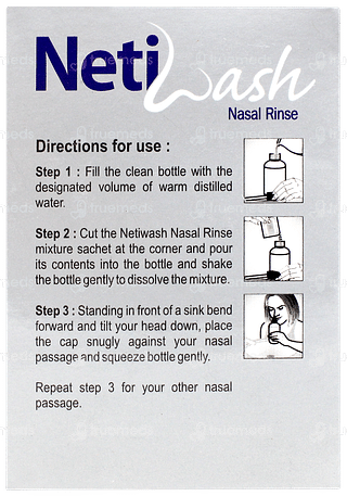 Netiwash Nasal Rinse 3gm Pack Of 30 Sachets