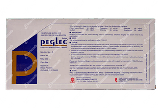 Peglec Pineapple Or Orange Flavour Powder 137.15gm