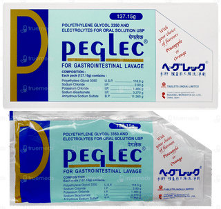 Peglec Pineapple Or Orange Flavour Powder 137.15gm