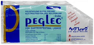 Peglec Pineapple Or Orange Flavour Powder 137.15gm