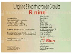 R Nine Sachet 5Gm R Nine Sachet 5Gm
