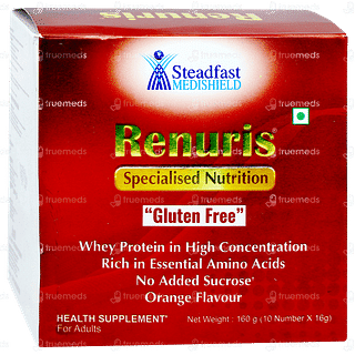 Renuris Orange Flavour No Added Sucrose Sachet 16gm