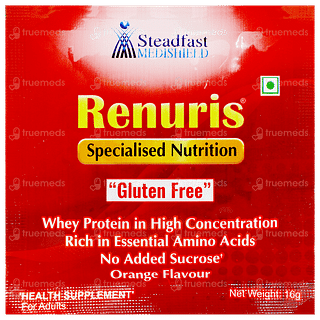 Renuris Orange Flavour No Added Sucrose Sachet 16gm