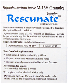 Rescunate 0.5Gm Pack Of 2 Sachets