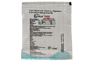 Richkal 1000 Strawberry Flavour Sugar Free Sachet 7gm