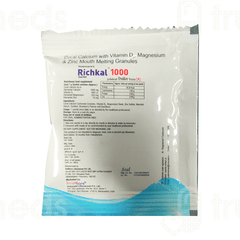 Richkal 1000 Strawberry Flavour Sugar Free Sachet 7Gm